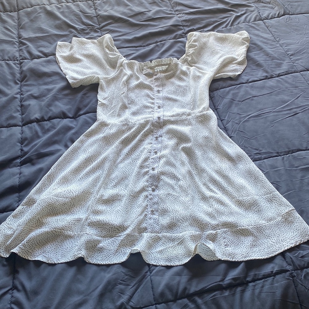 NWOT Faux Botton Down Short Sleeve Dress Dress